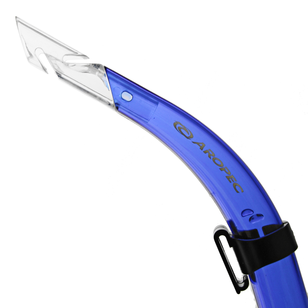 Aropec Premium Silicone Mask and Snorkel Set Blue