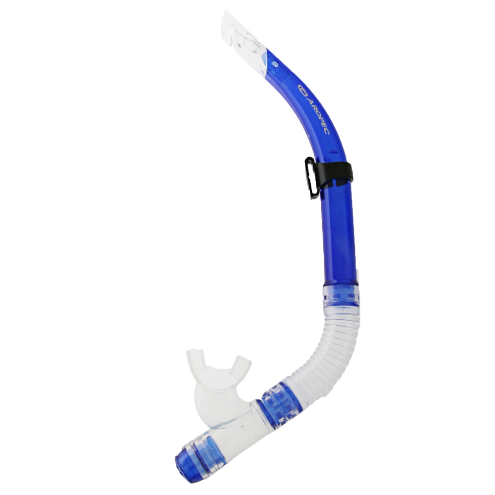 Aropec Premium Silicone Mask and Snorkel Set Blue