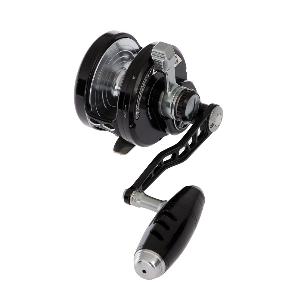 Maxel Rage 90N Narrow Jigging Reel Black/Light Grey