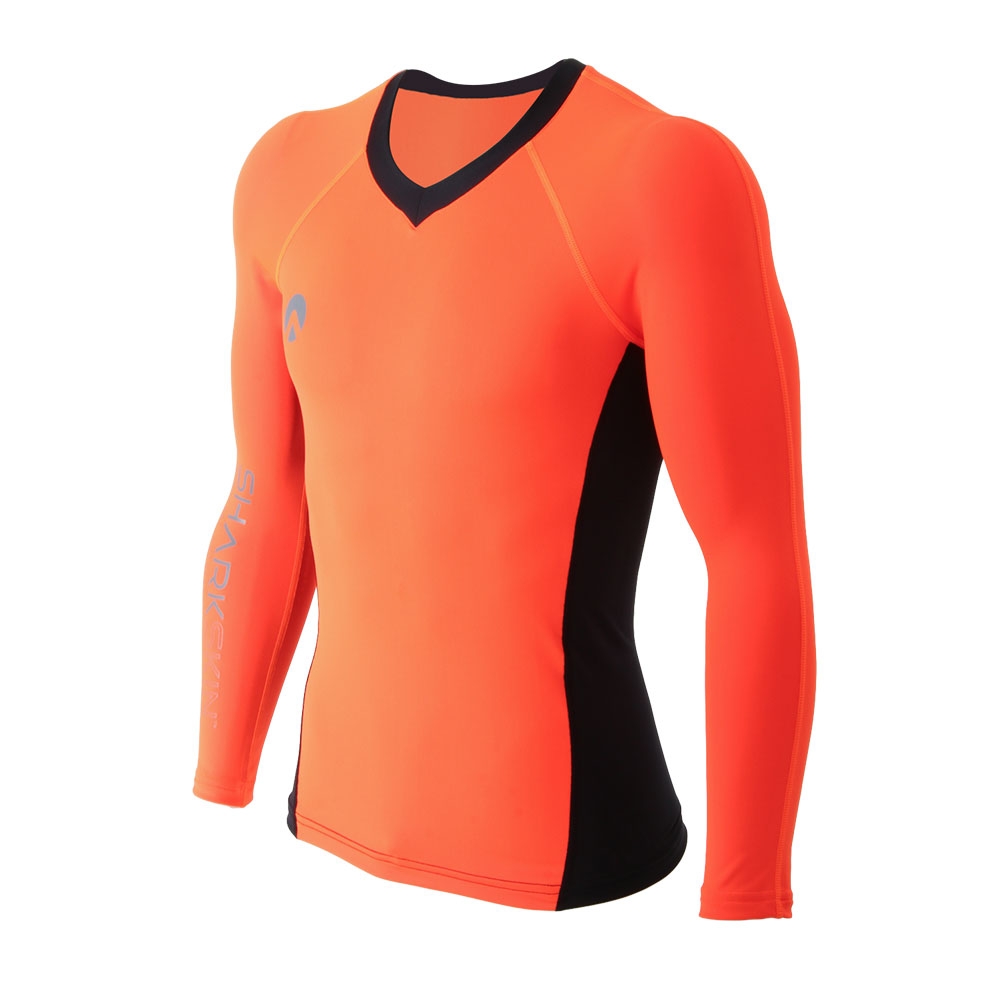 Sharkskin Performance Pro UPF50 Long Sleeve Rash Top Orange M