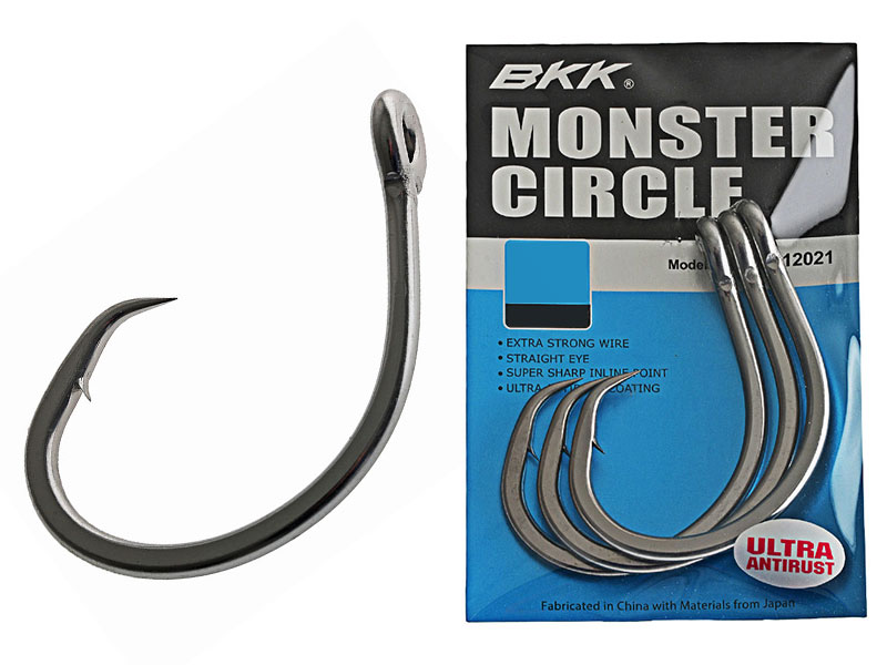 BKK Monster Circle Hooks 12/0 Qty 3