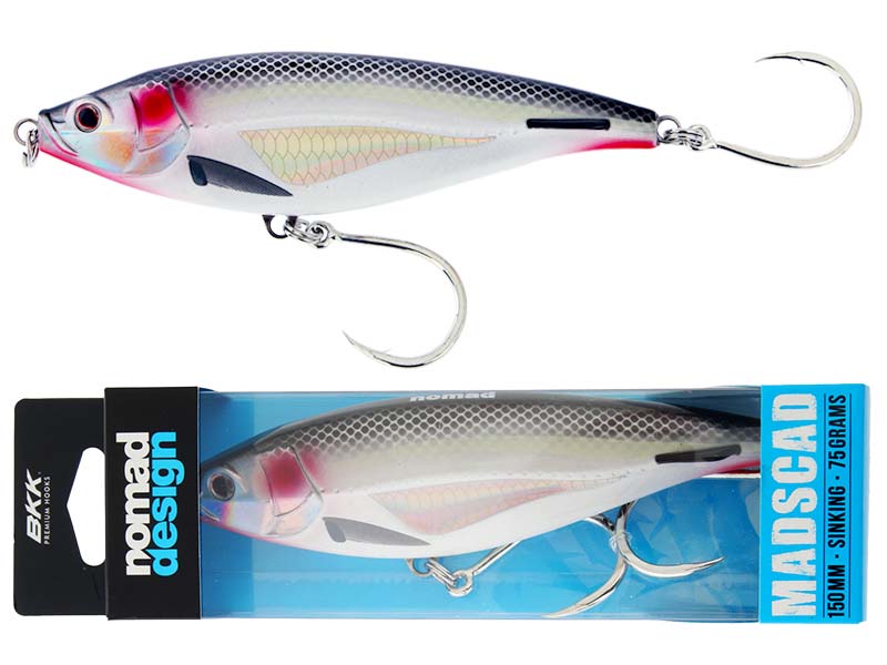 Nomad Design Madscad Stickbait Lure 150mm 75g Bleeding Mullet