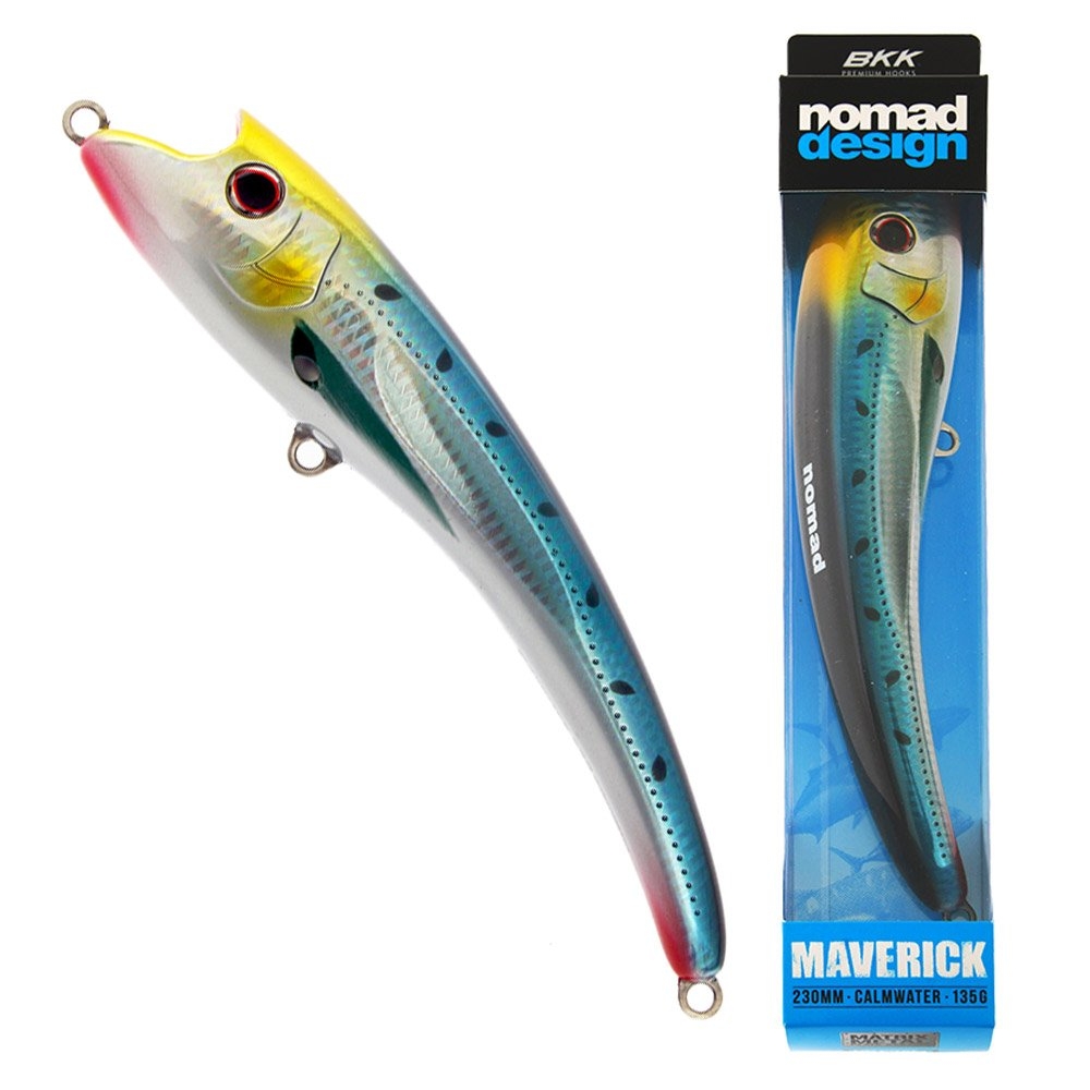 Nomad Design Maverick Topwater Lure 230mm 135g Sardine