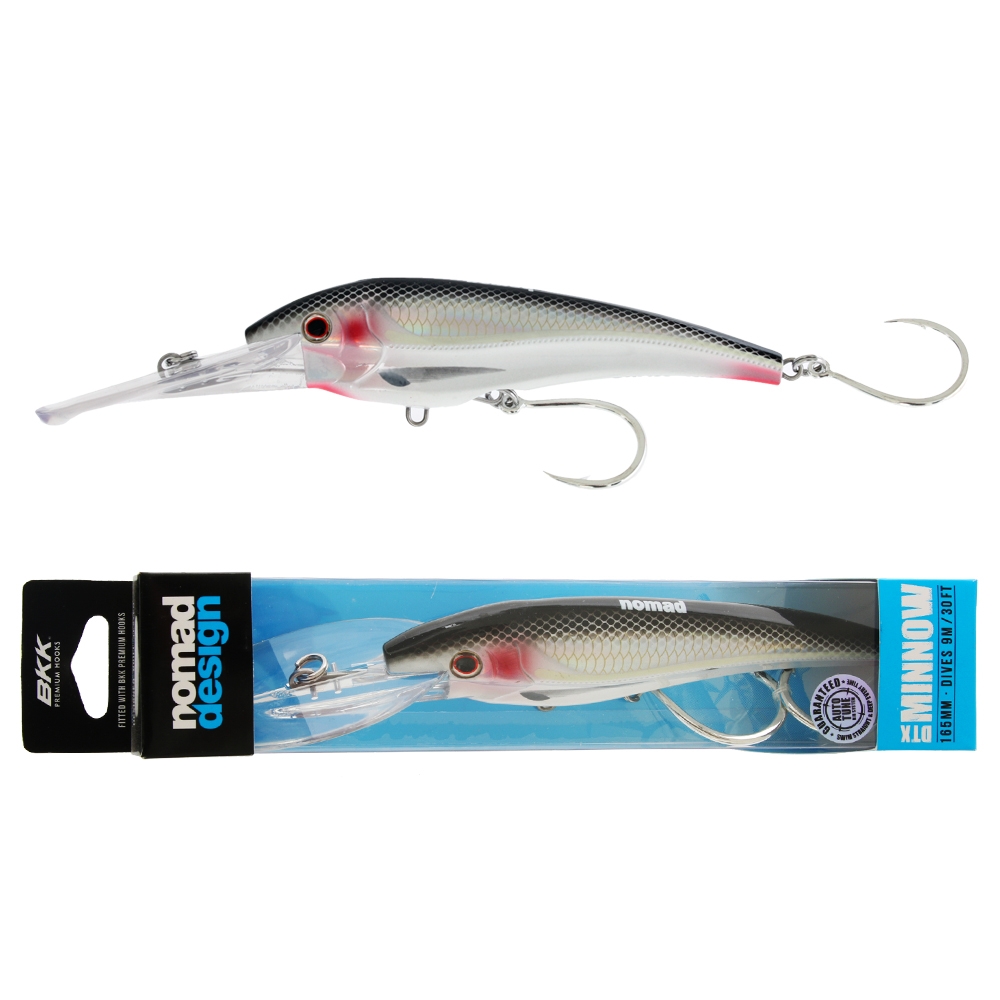 Nomad Design DTX Minnow Sinking Bibbed Lure 165mm Bleeding Mullet