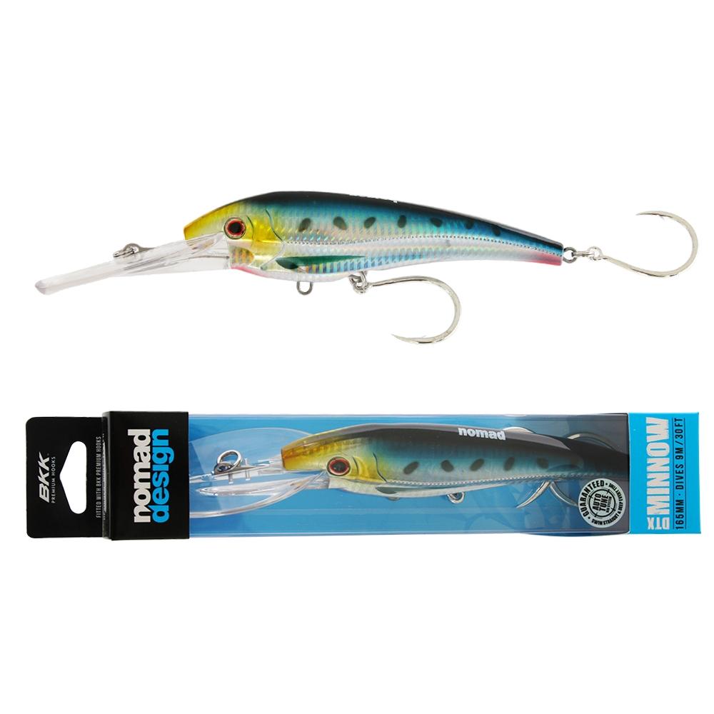 Nomad Design DTX Minnow Sinking Bibbed Lure 165mm Sardine