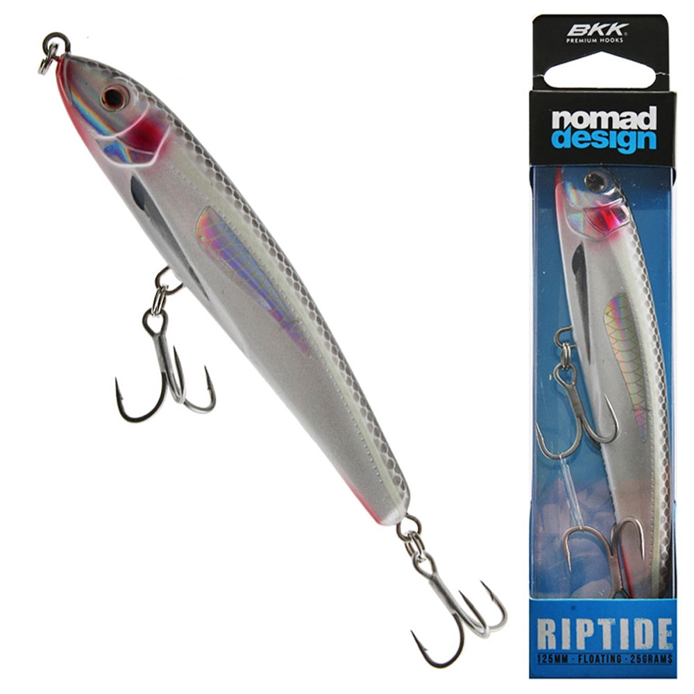 Nomad Design Riptide Floating Stickbait 125mm Bleeding Mullet