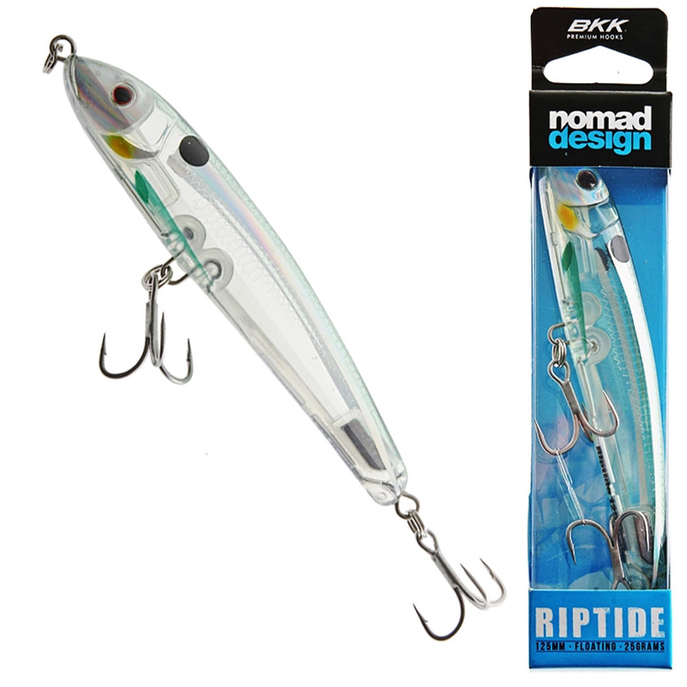 Nomad Design Riptide Floating Stickbait 125mm Holo Ghost Shad