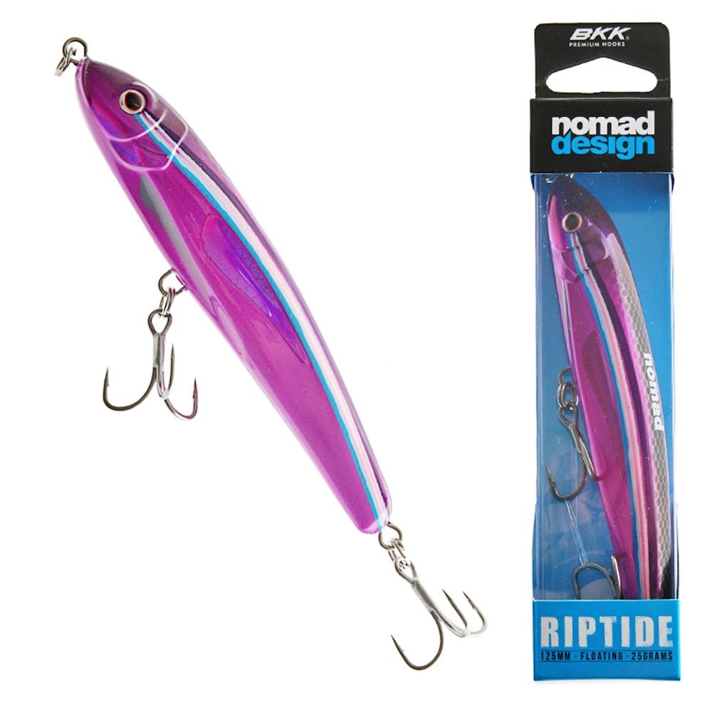 Nomad Design Riptide Floating Stickbait 125mm Purple Fusilier