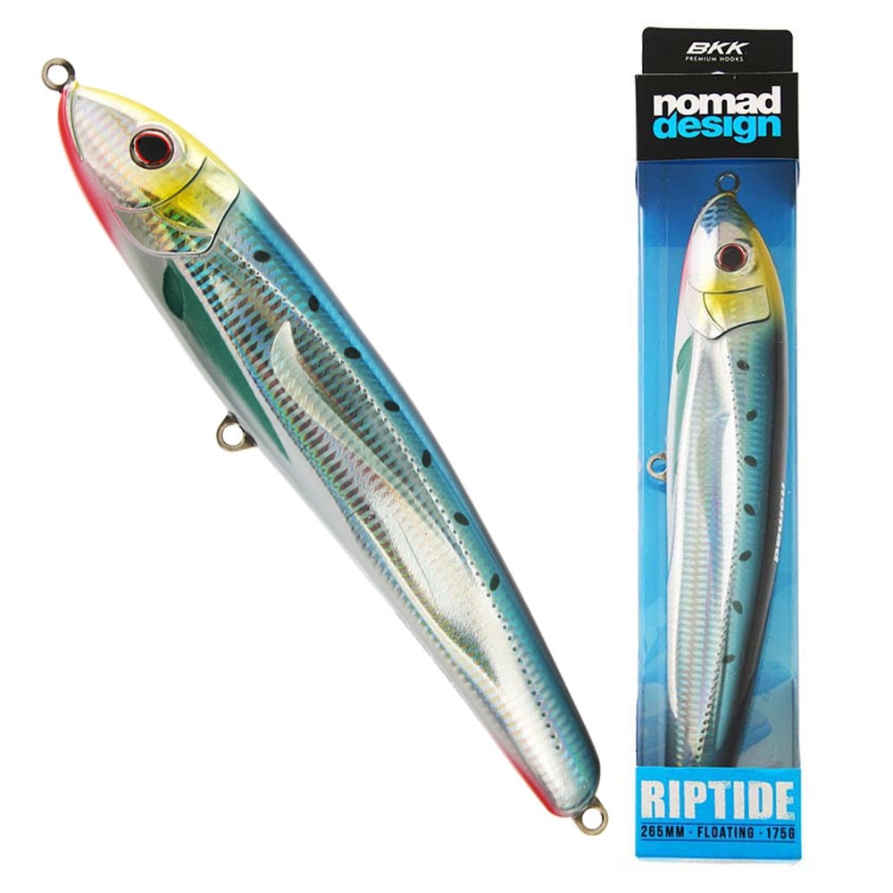 Nomad Design Riptide Floating Stickbait Lure 265mm Packaged Sardine