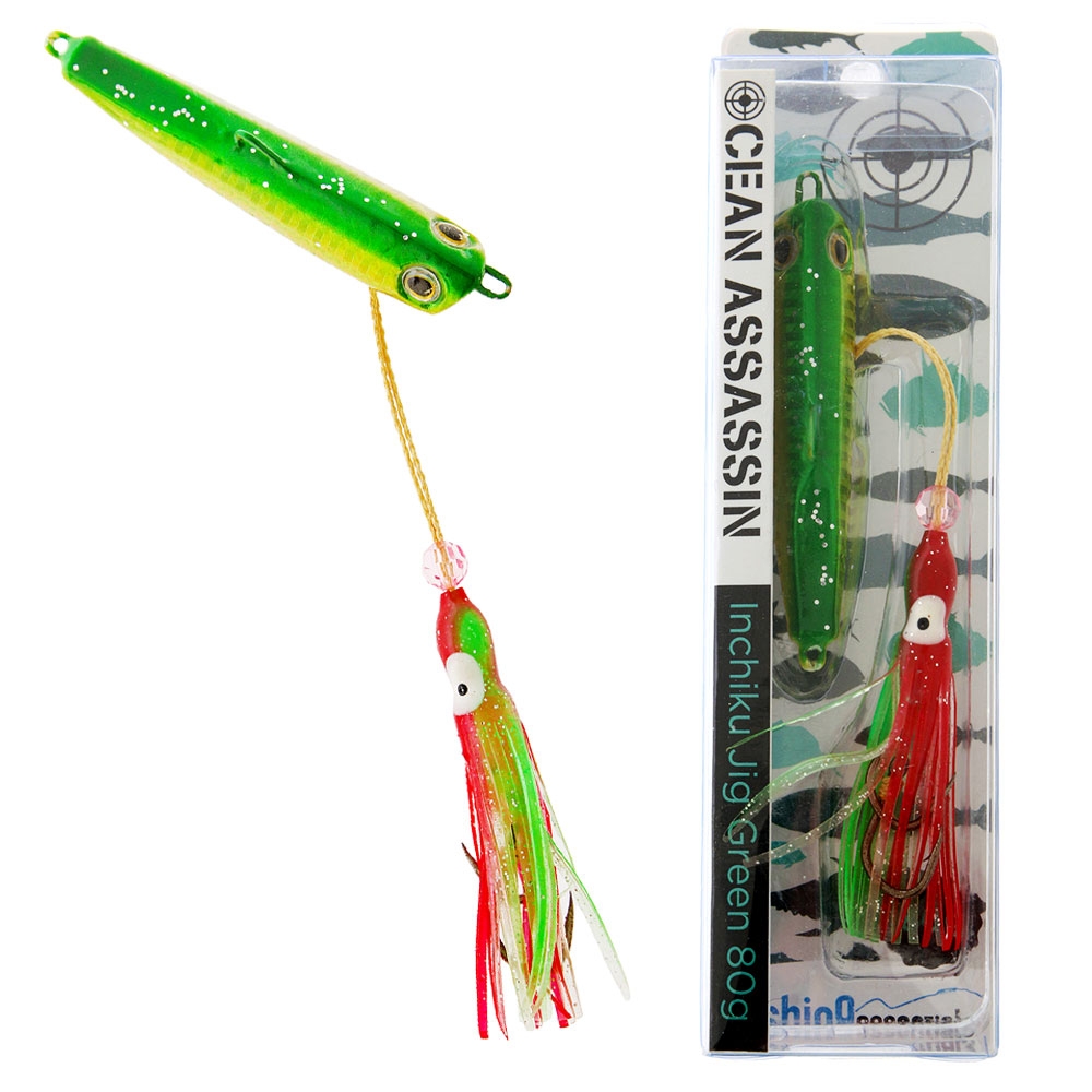 Ocean Assassin Inchiku Jig 80g Green