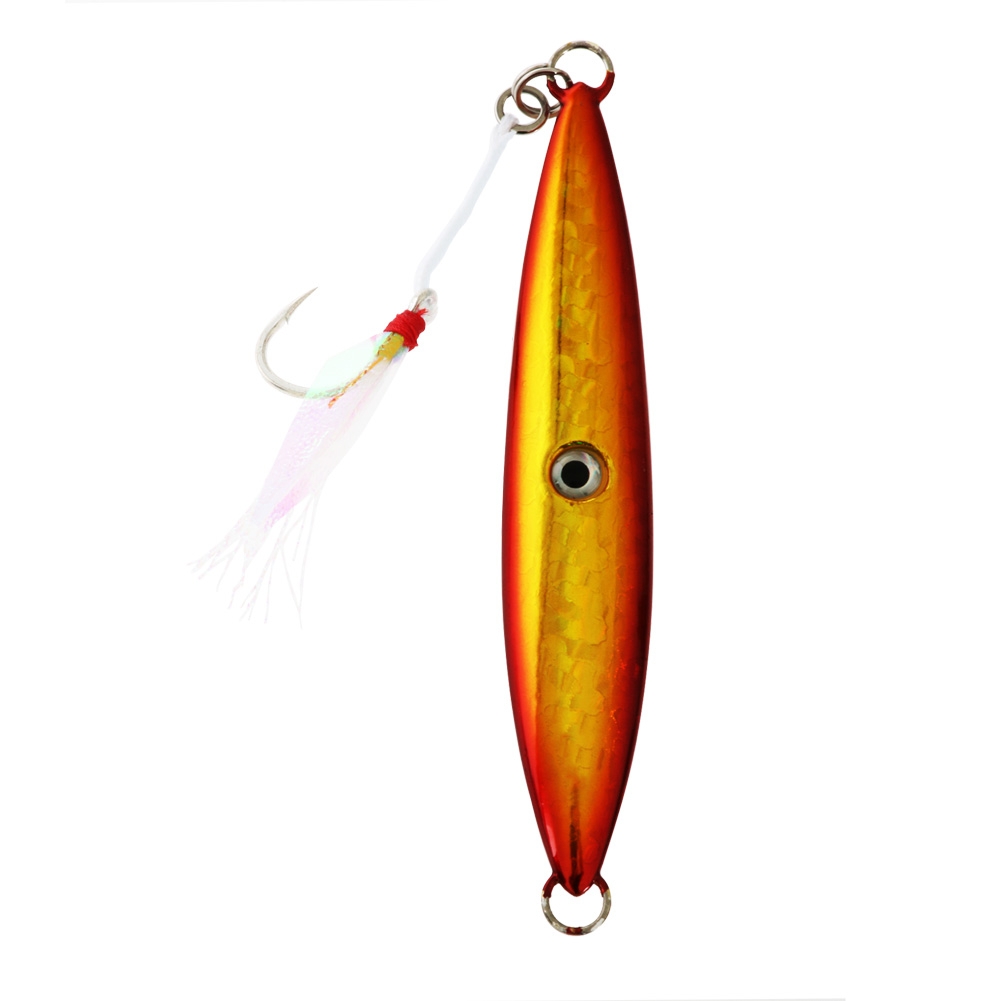 Ocean Assassin Fishbones Flutter Jig Orange 100g