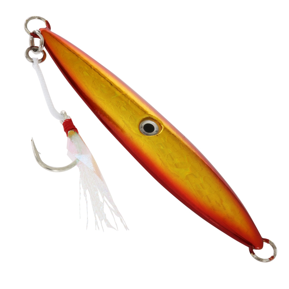 Ocean Assassin Fishbones Flutter Jig Orange 100g