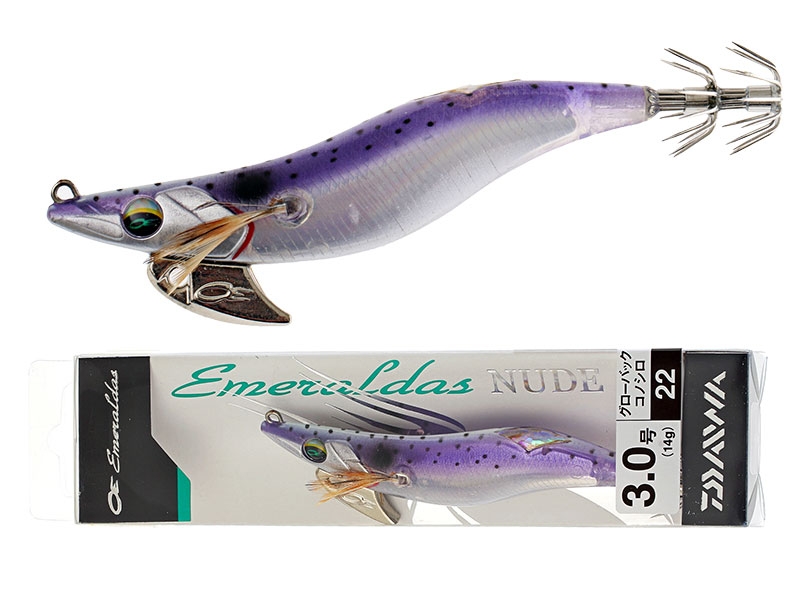 Daiwa Emeraldas Nude Squid Jig Size 3 110mm Glowback Konoshiro
