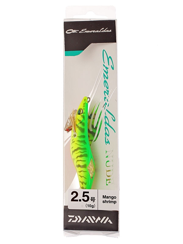 Daiwa Emeraldas Nude Squid Jig Size 2.5 100mm Mango Shrimp