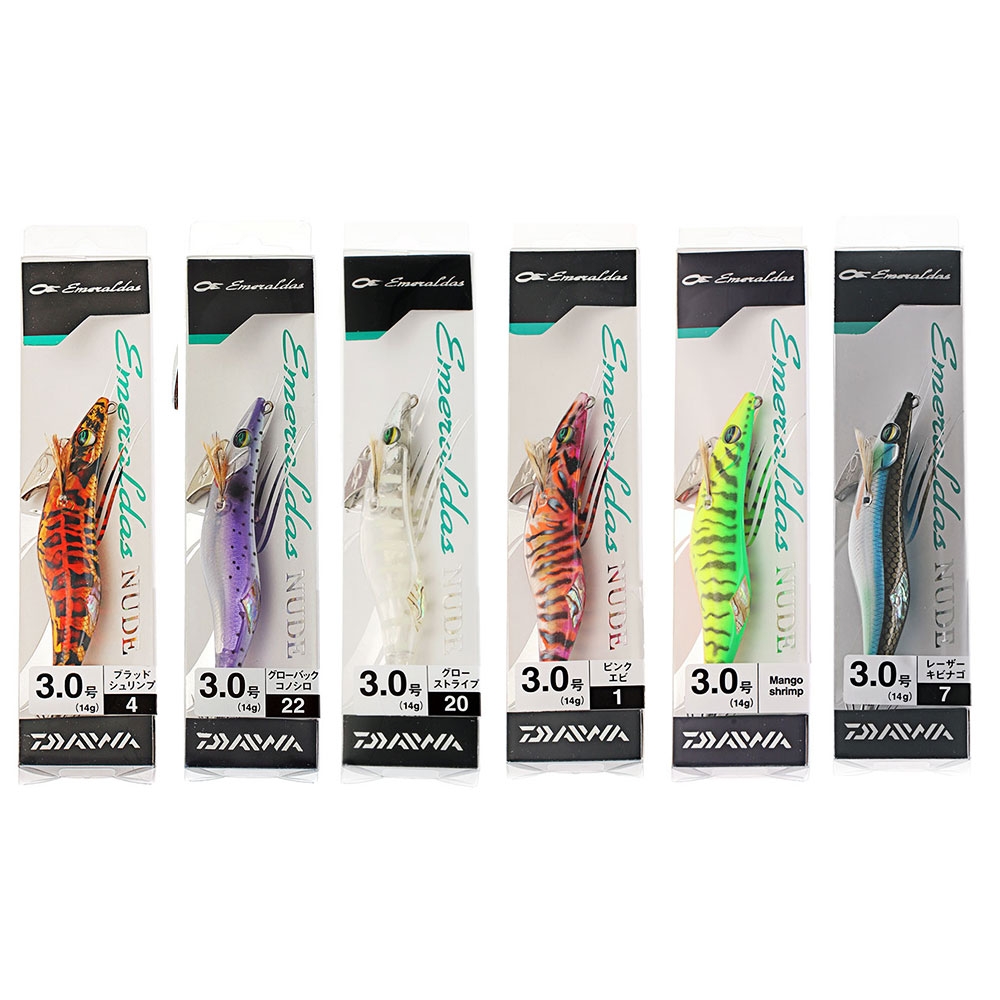 Daiwa Emeraldas Nude Squid Jig Size 3 110mm
