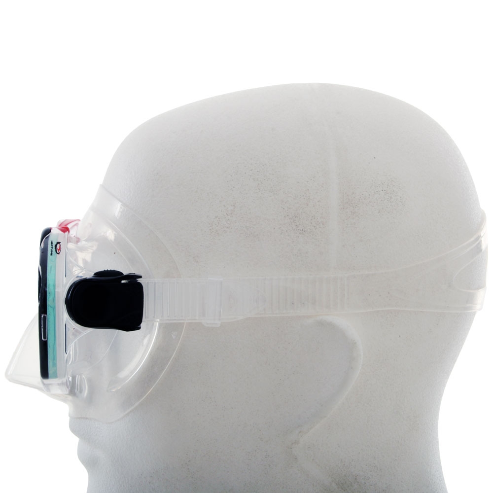 Neptune Signature Adult Dive Mask Clear/Red