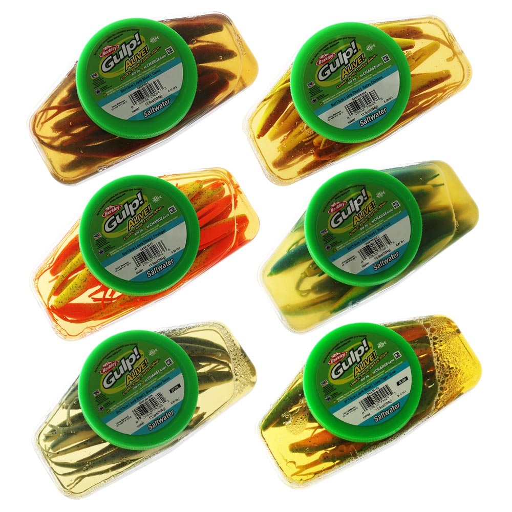 Berkley Gulp Alive Jerk Shad Soft Bait Tub 5in/13cm