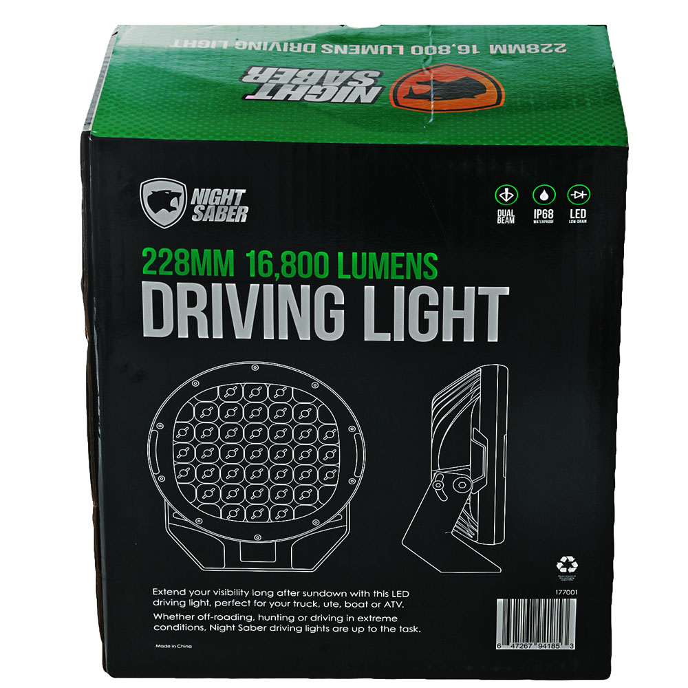 Night Saber LED Driving Light 16800lm