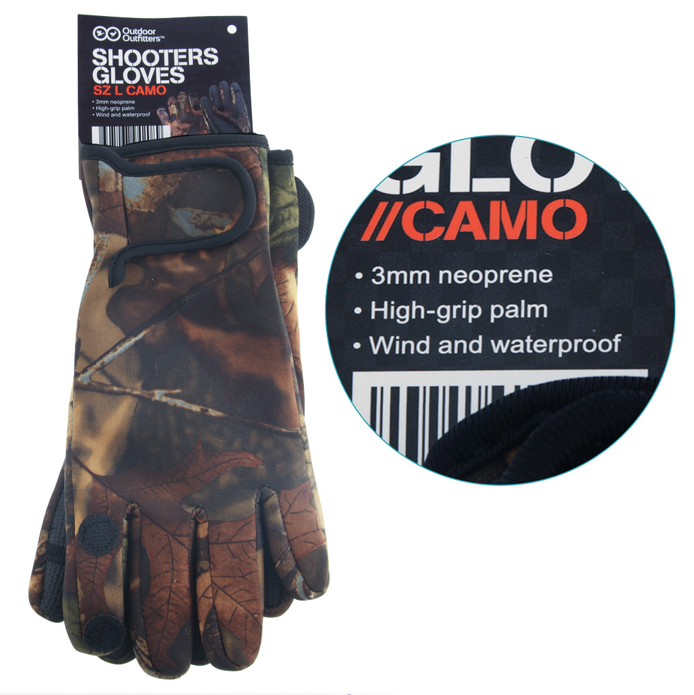 Outdoor Outfitters Neoprene Full Finger Gloves
