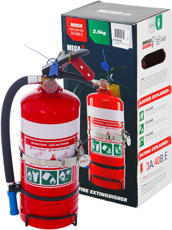 MegaFire ABE Powder Type Fire Extinguisher 2.5kg