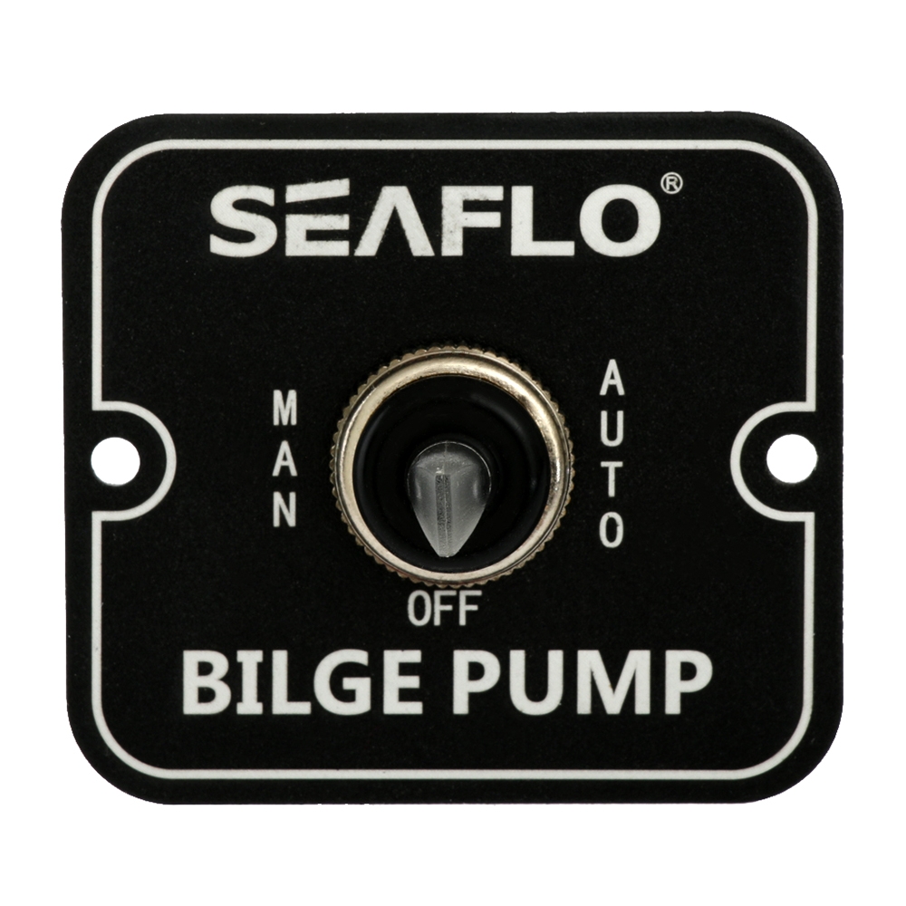 Seaflo 3-Way Bilge Pump Toggle Switch Panel