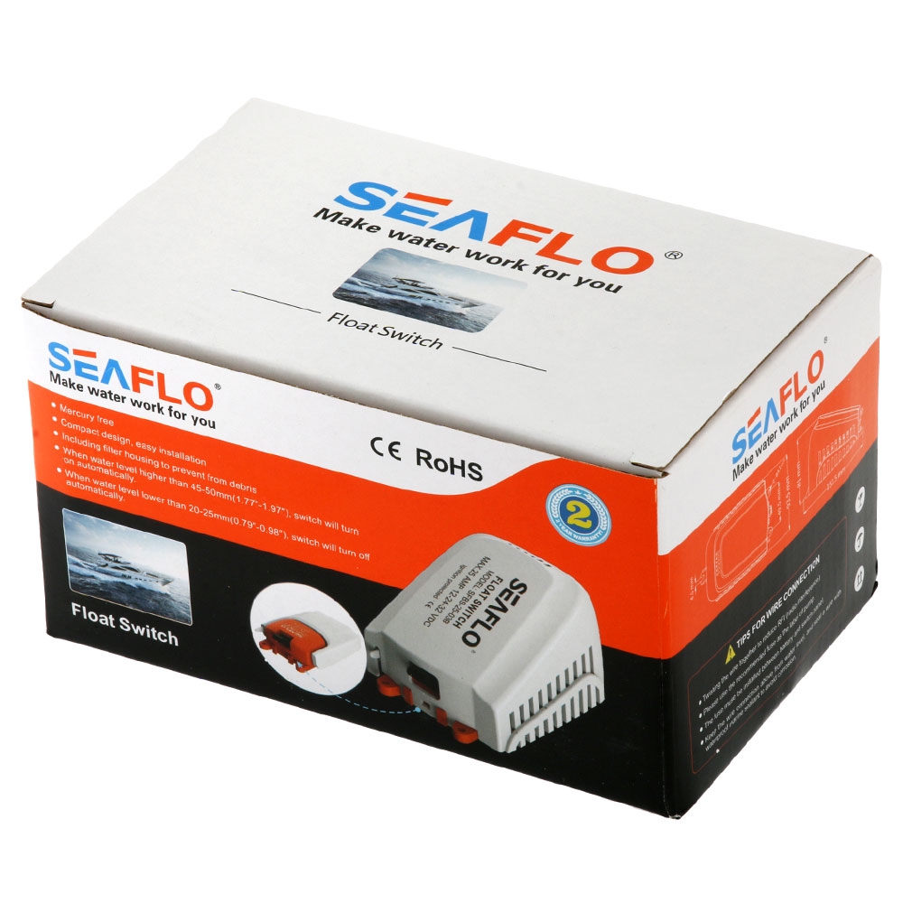 Seaflo 03 Series Float Switch with Protective Filter 25A