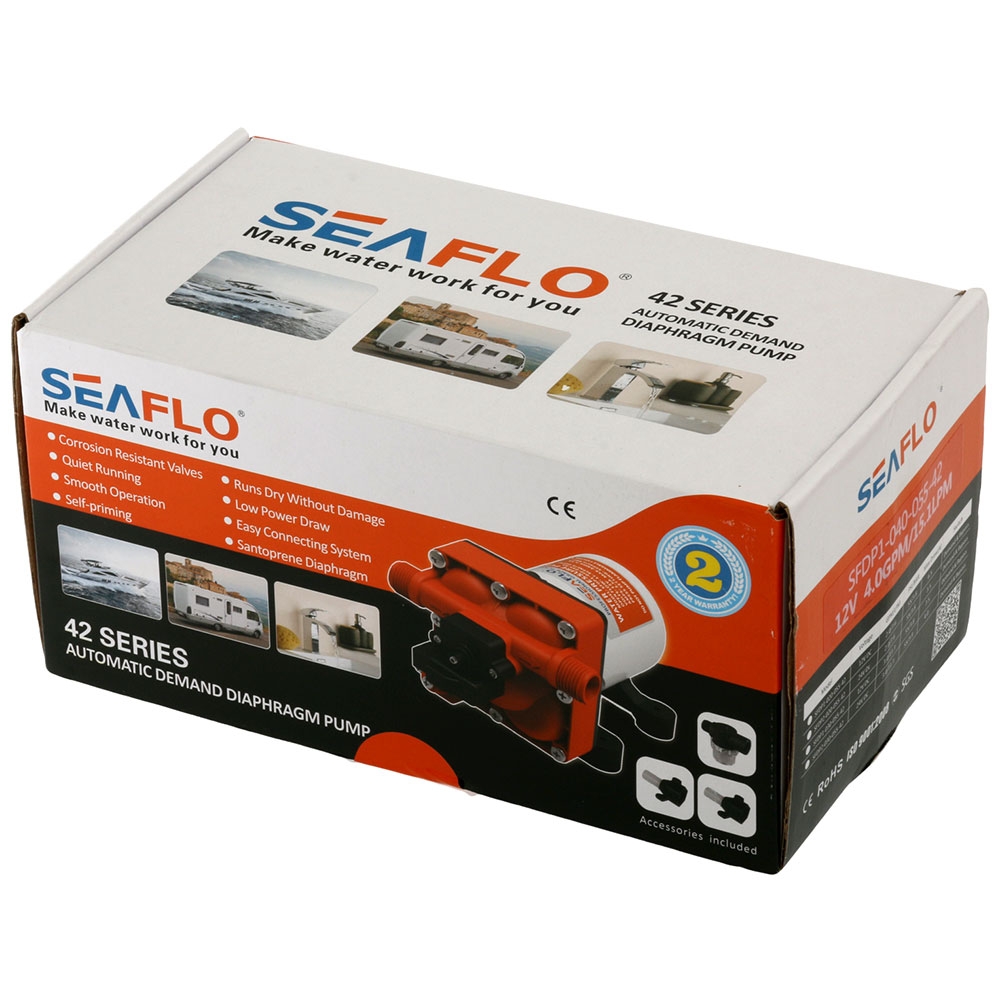 Seaflo 42 Series Fresh Water Pump 12V 15LPM 55PSI