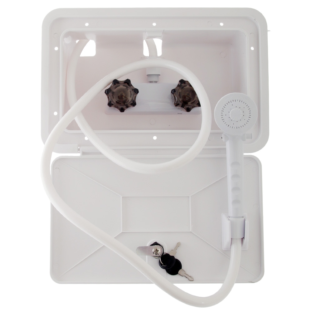 Seaflo  RV External Shower Kit White