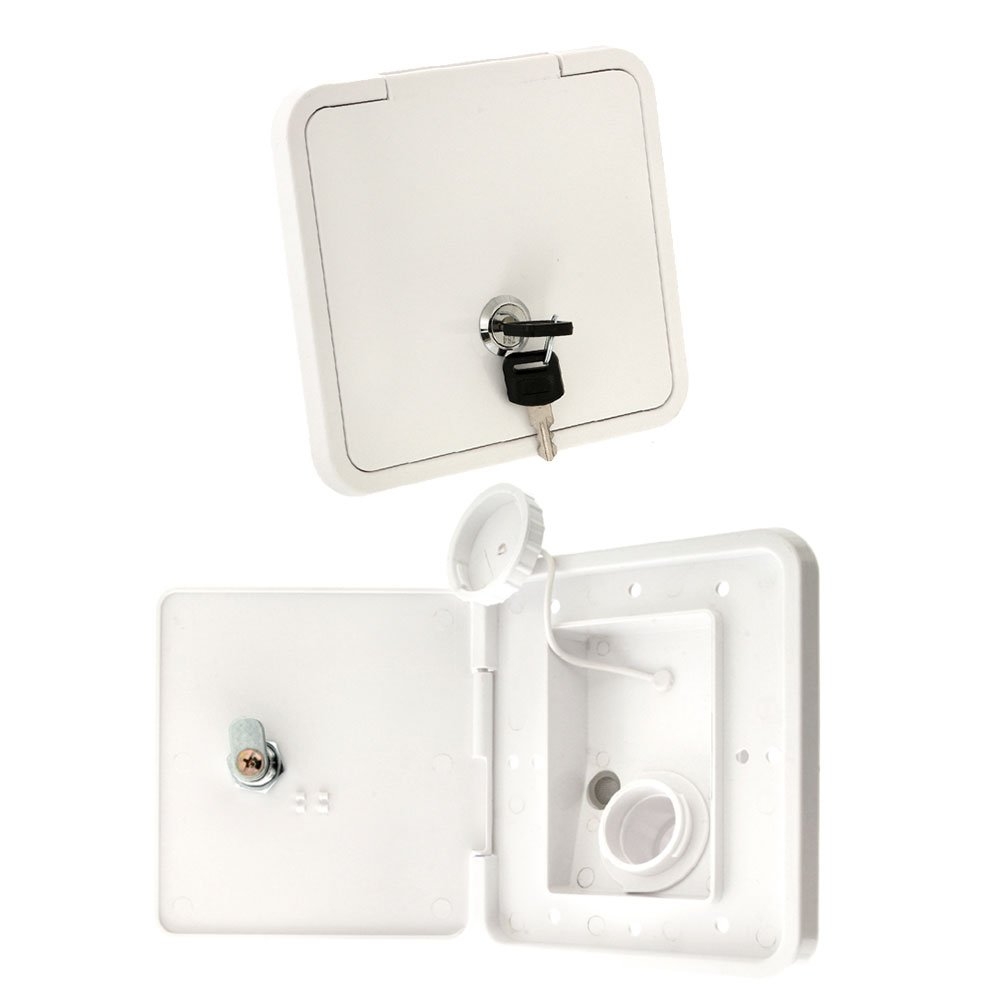 Seaflo RV Water Inlet Hatch with Lock