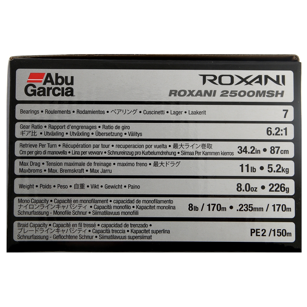 Abu Garcia Roxani 2500MSH Spinning Reel
