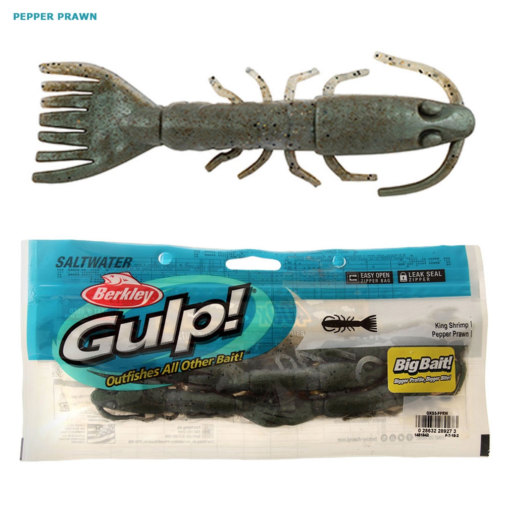 Berkley Gulp Giant King Shrimp Soft Bait 18cm