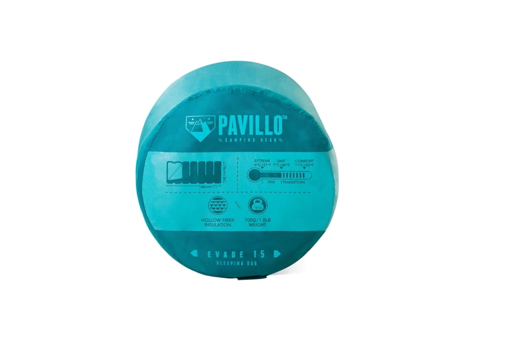 PAVILLO Evade 15C Sleeping Bag Yellow Green