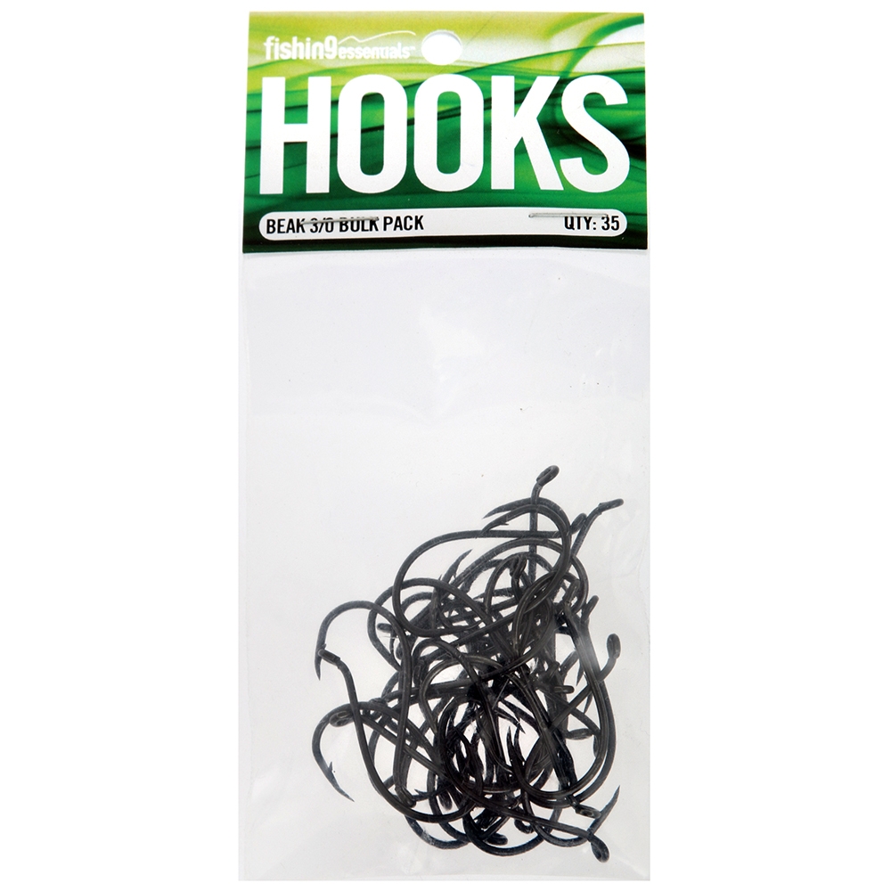 Fishing Essentials Beak Hooks Bulk Pack 3/0 Qty 35