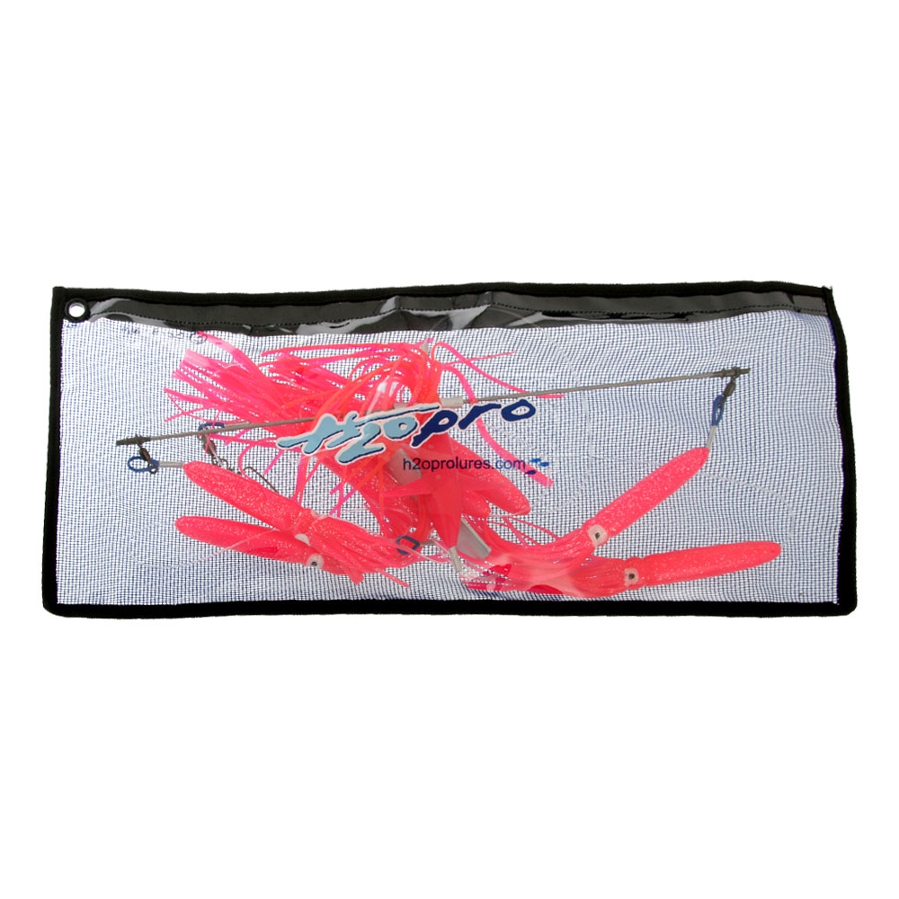 H2O Pro Bulb Squid Titanium Port Side-Swimmer Spreader 9in Pink