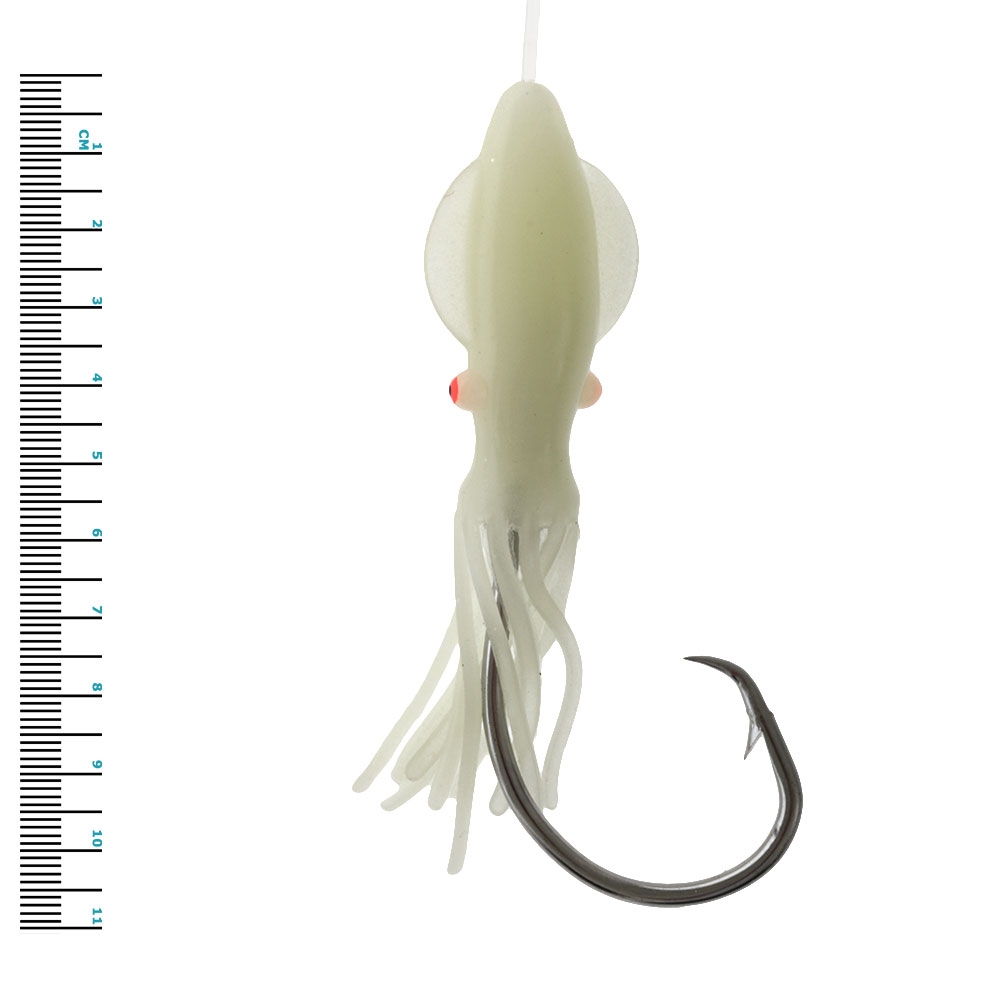 H2O Pro 3-Hook Lumo Squid Electric Deep Dropper Rig 14/0