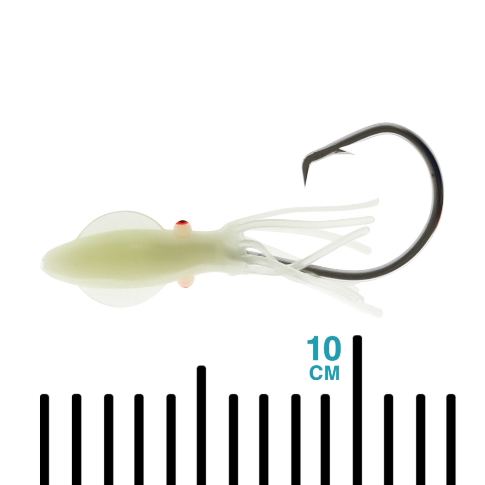 H2O Pro 2-Hook Lumo Squid Electric Deep Dropper Rig 16/0