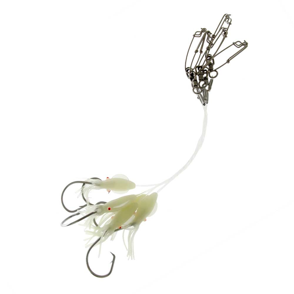 H2O Pro 5-Hook Electric Deep Dropper Rig 16/0 with Shark Clip On Spool