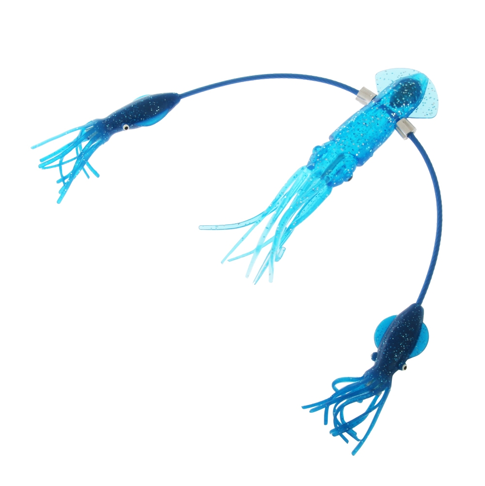 H2O Pro Floppy Squid Daisy Chain 7in Blue