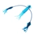 H2O Pro Floppy Squid Daisy Chain 7in Blue
