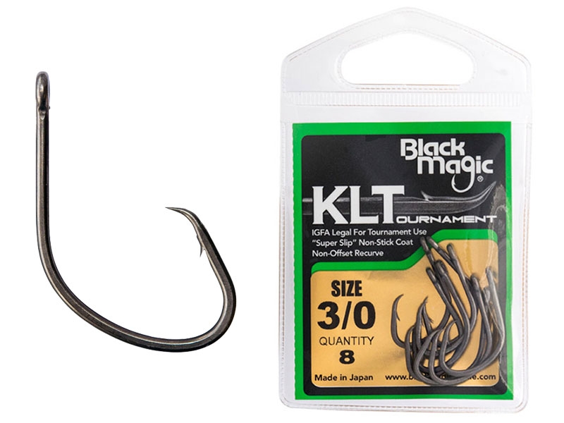 Black Magic KLT Tournament Circle Hooks 3/0 Qty 8