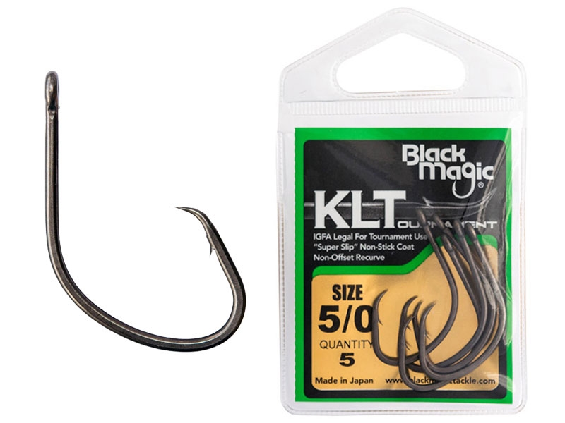 Black Magic KLT Tournament Circle Hooks 5/0 Qty 5