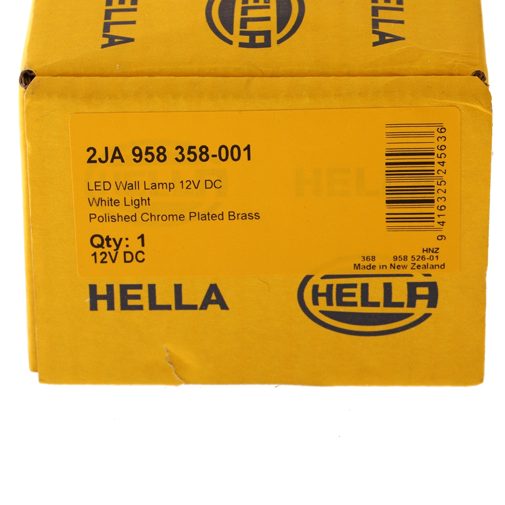 Hella Marine Ponui Gen2 LED Wall Mount Lamp 12V White