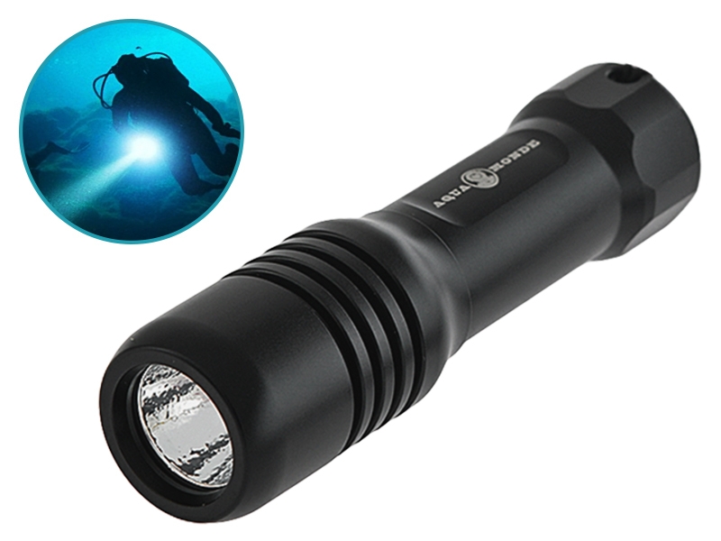 AquaMonde Compact Cree LED Dive Torch 630lm