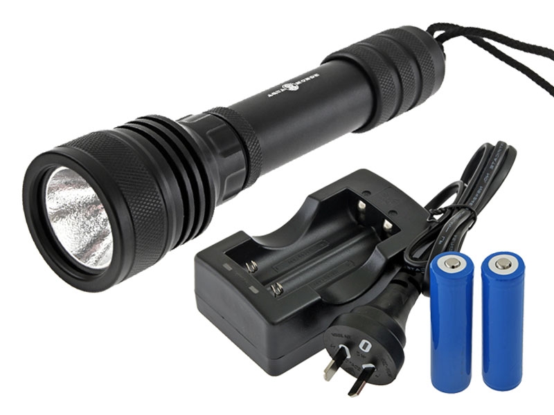 AquaMonde Pro Cree LED Dive Torch Kit 2000lm
