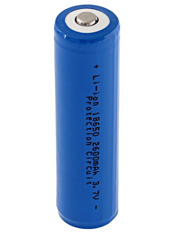 Rechargeable 18650 Lithium Battery 2600mAh 3.7v