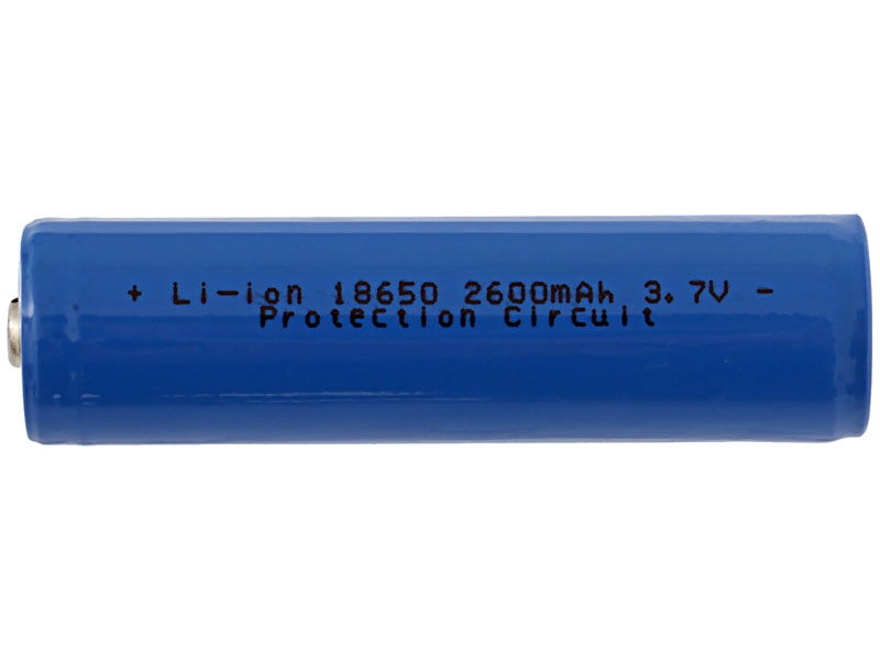 Rechargeable 18650 Lithium Battery 2600mAh 3.7v