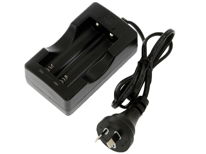 Double Slot Lithium-Ion Battery Charger for 18650