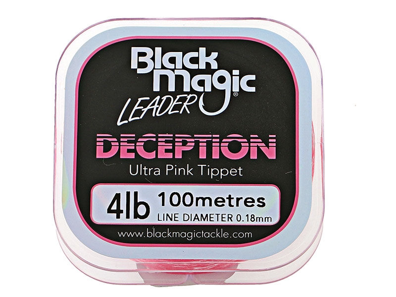 Black Magic Deception Tippet Ultra Pink 4lb 100m