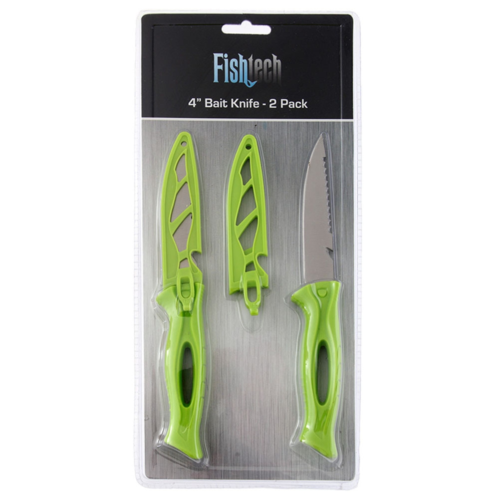 Fishtech Bait Knife Value Pack 10cm Qty 2
