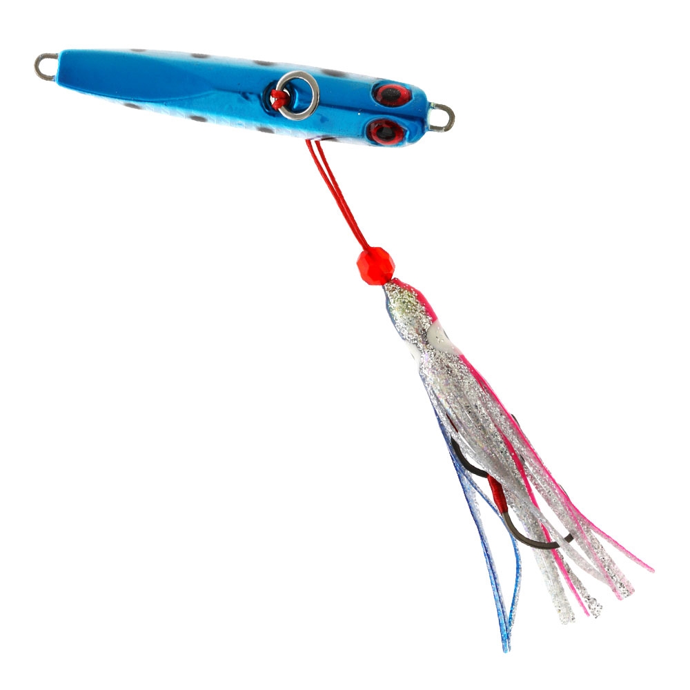 Ocean Angler Jitterbug Inchiku Lure 80g Blue Silver